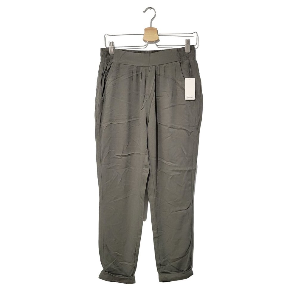 Splendid Women's Pants Size Small Color Green elastic Waist